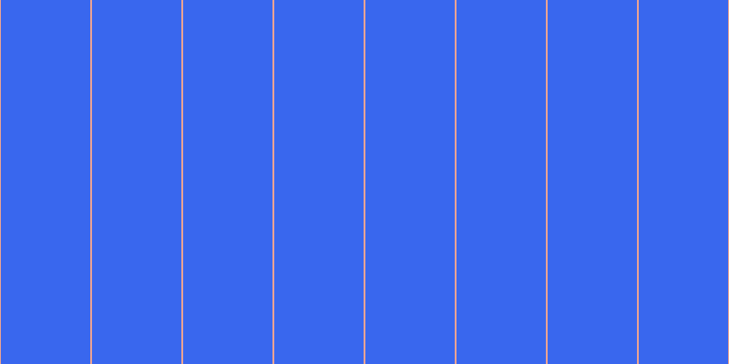 #3967ee, #eba393 vertical lines, two pixels wide, ninety-eight pixels apart