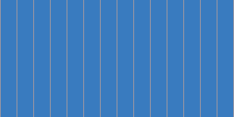 #397bbf, #caa393 vertical lines, two pixels wide, fifty-five pixels apart