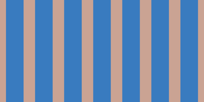 #397bbf, #caa393 vertical lines, forty-five pixels wide, sixty-nine pixels apart