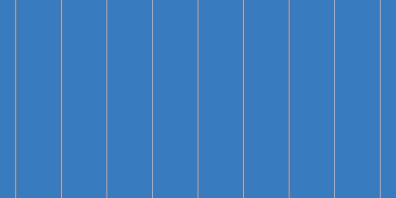 #397bbf, #caa393 vertical lines, two pixels wide, ninety pixels apart