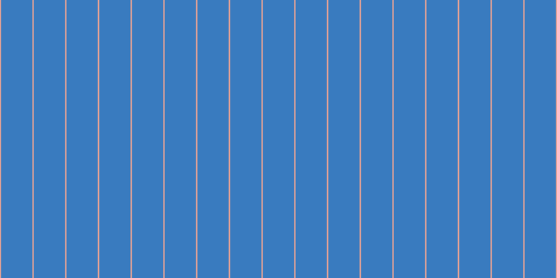 #397bbf, #eba393 vertical lines, two pixels wide, forty-five pixels apart