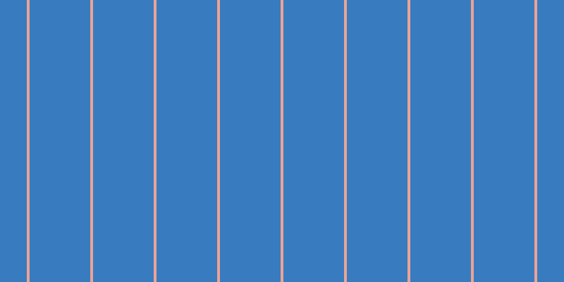 #397bbf, #eba393 vertical lines, four pixels wide, eighty-six pixels apart