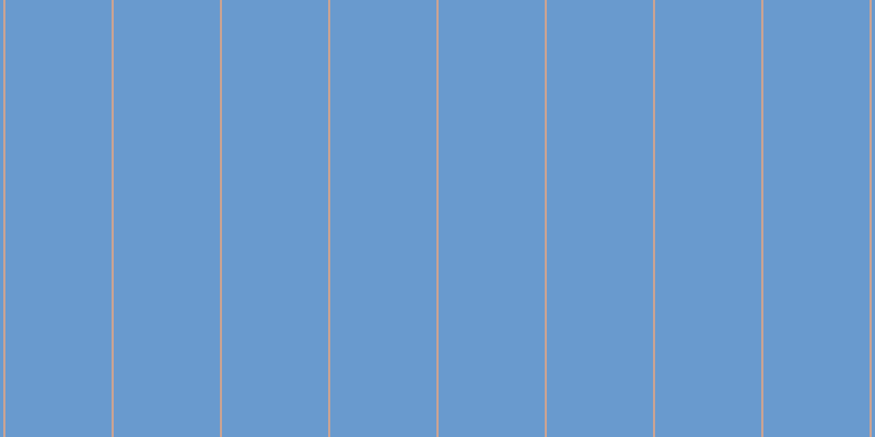#397bbf (75%), #caa393 vertical lines, two pixels wide, ninety-seven pixels apart