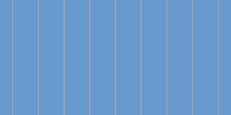 #397bbf (75%), #eba393 vertical lines, two pixels wide, eighty-seven pixels apart