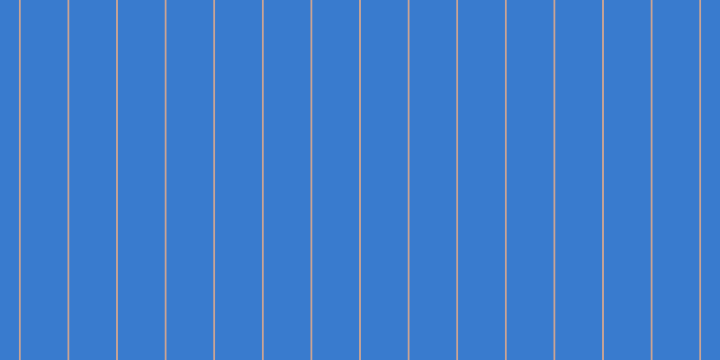 #397bce, #caa393 vertical lines, two pixels wide, fifty-two pixels apart