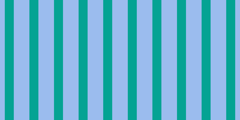 #397be0 (50%), #04a393 vertical lines, thirty pixels wide, fifty-two pixels apart