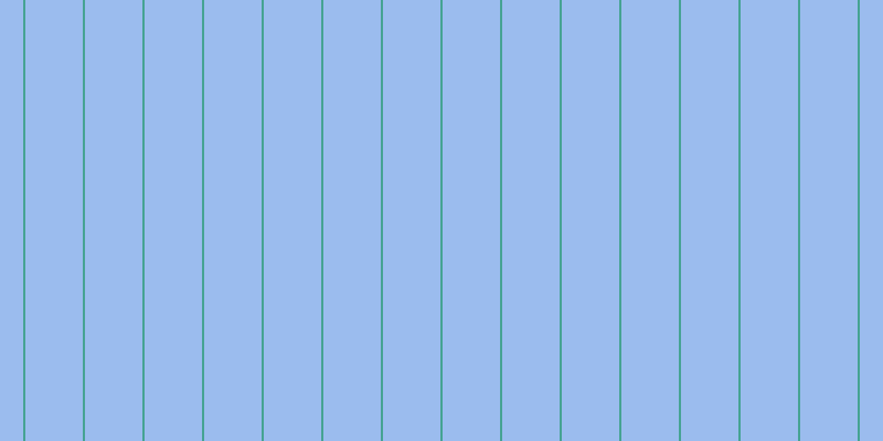#397be0 (50%), #46a393 vertical lines, two pixels wide, fifty-two pixels apart