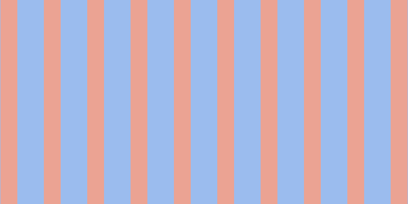 #397be0 (50%), #eba393 vertical lines, thirty-three pixels wide, fifty-two pixels apart