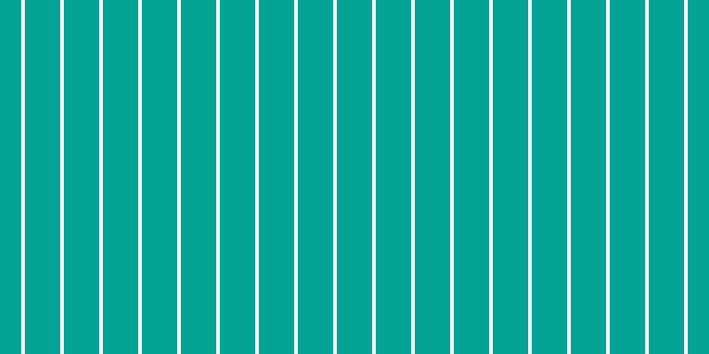 #397eec (0%), #04a393 vertical lines, forty pixels wide, four pixels apart