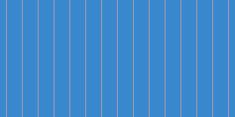 #3988cd, #eba393 vertical lines, two pixels wide, fifty-two pixels apart