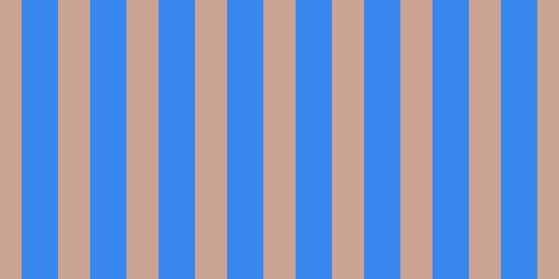 #3988ee, #caa393 vertical lines, forty-six pixels wide, fifty-two pixels apart