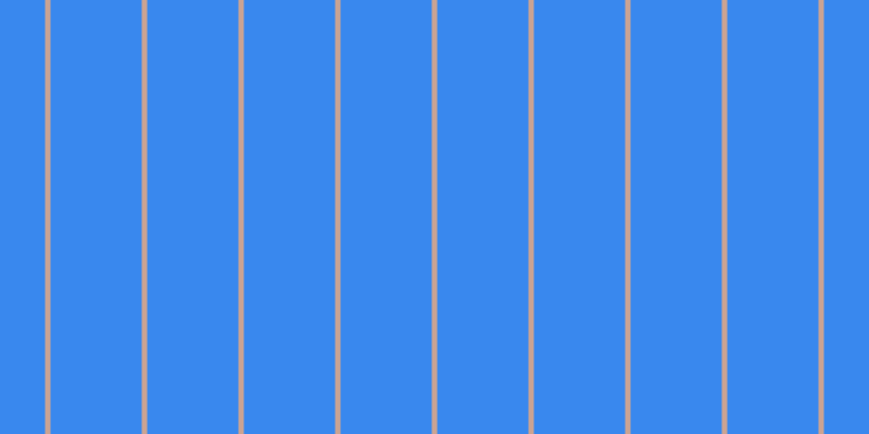 #3988ee, #caa393 vertical lines, five pixels wide, eighty-four pixels apart