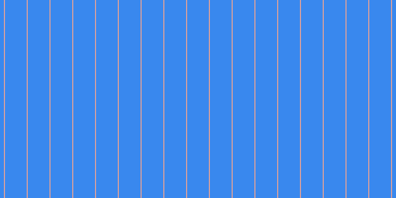 #3988ee, #eba393 vertical lines, two pixels wide, forty-four pixels apart