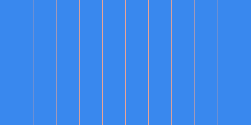 #3988ee, #eba393 vertical lines, two pixels wide, seventy-one pixels apart