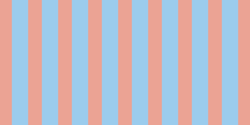 #399ce0 (50%), #eba393 vertical lines, forty-four pixels wide, fifty-two pixels apart