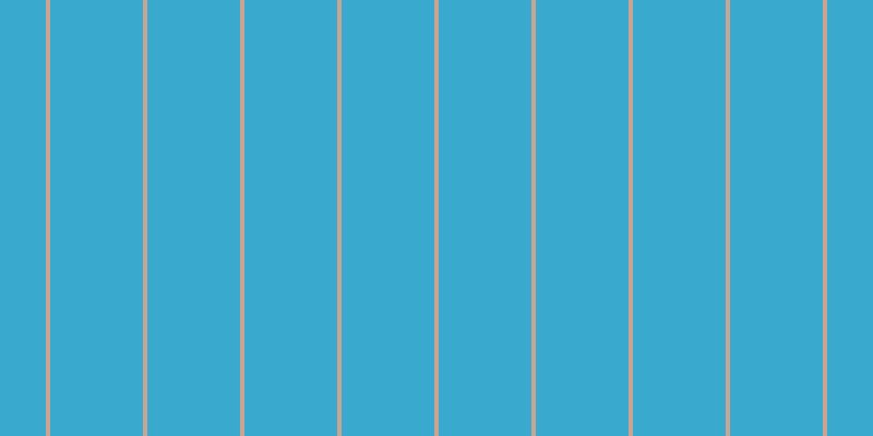 #39a9cd, #caa393 vertical lines, four pixels wide, eighty-five pixels apart