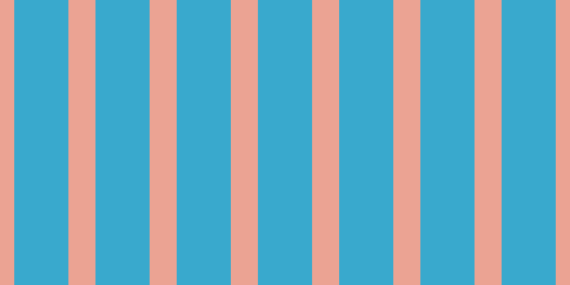 #39a9cd, #eba393 vertical lines, thirty-eight pixels wide, seventy-six pixels apart