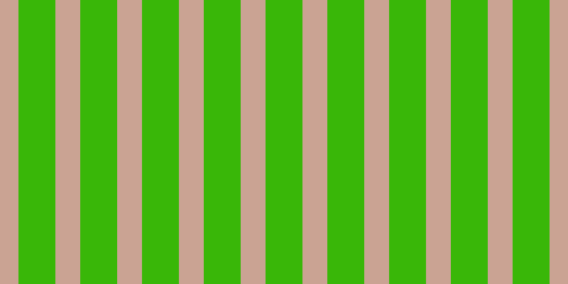#39b708, #caa393 vertical lines, thirty-five pixels wide, fifty-two pixels apart