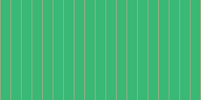 #39b876, #eba393 vertical lines, two pixels wide, forty pixels apart