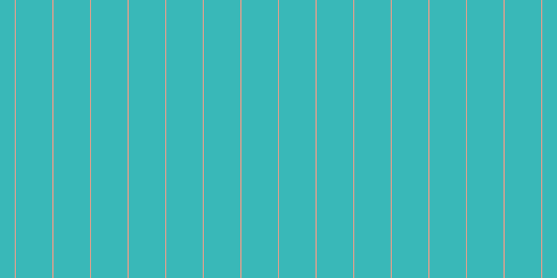 #39b8b8, #caa393 vertical lines, two pixels wide, fifty-two pixels apart