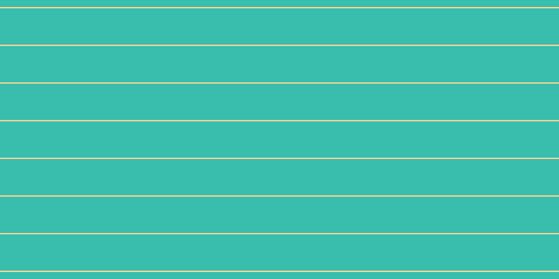 #39bdad, #fcd393 horizontal lines, two pixels wide, fifty-two pixels apart