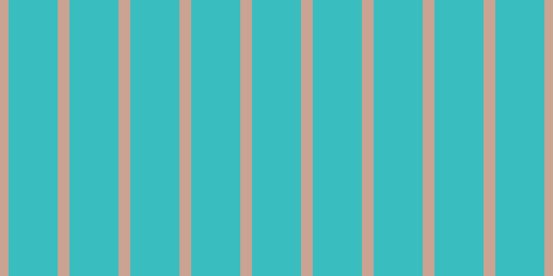 #39bdbf, #caa393 vertical lines, seventeen pixels wide, seventy-one pixels apart