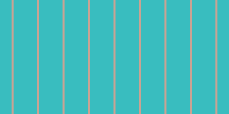 #39bdbf, #caa393 vertical lines, seven pixels wide, eighty-two pixels apart