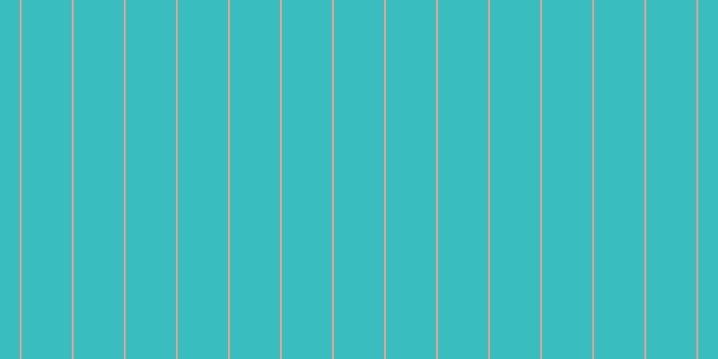 #39bdbf, #eba393 vertical lines, two pixels wide, fifty-six pixels apart