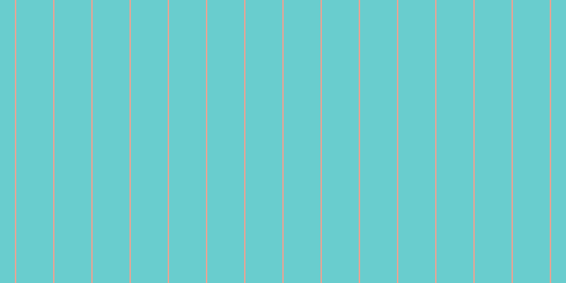 #39bdbf (75%), #eba393 vertical lines, two pixels wide, fifty-two pixels apart