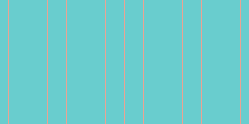 #39bdbf (75%), #eba393 vertical lines, two pixels wide, sixty pixels apart