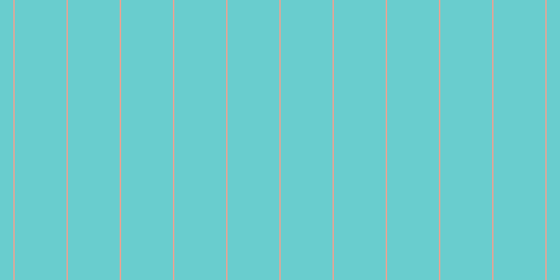 #39bdbf (75%), #eba393 vertical lines, two pixels wide, seventy-four pixels apart