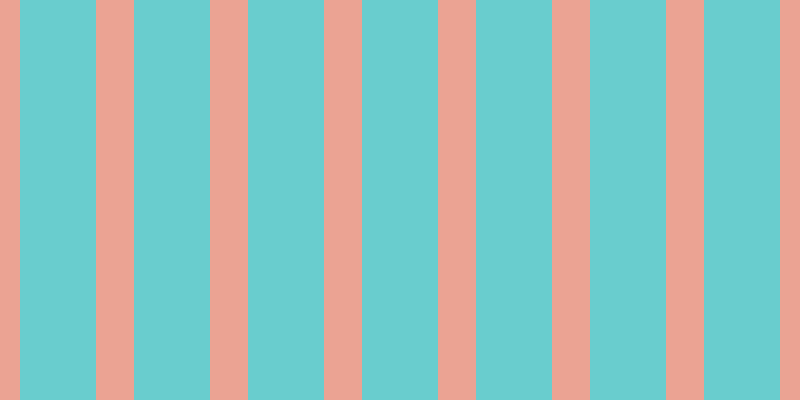 #39bdbf (75%), #eba393 vertical lines, thirty-eight pixels wide, seventy-six pixels apart