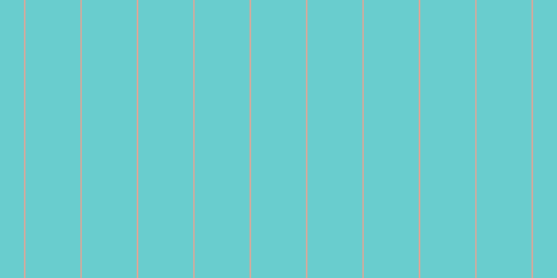#39bdbf (75%), #eba393 vertical lines, two pixels wide, seventy-nine pixels apart