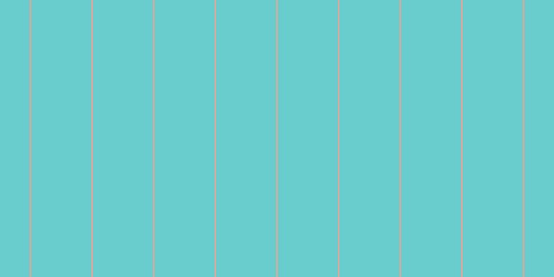 #39bdbf (75%), #eba393 vertical lines, two pixels wide, eighty-seven pixels apart