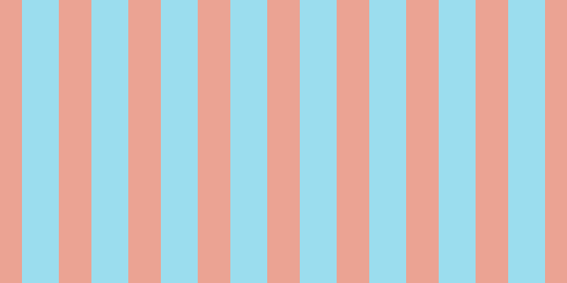 #39bde0 (50%), #eba393 vertical lines, forty-six pixels wide, fifty-two pixels apart