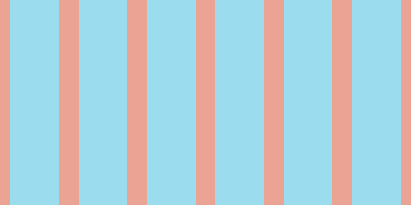 #39bde0 (50%), #eba393 vertical lines, thirty-eight pixels wide, ninety-five pixels apart