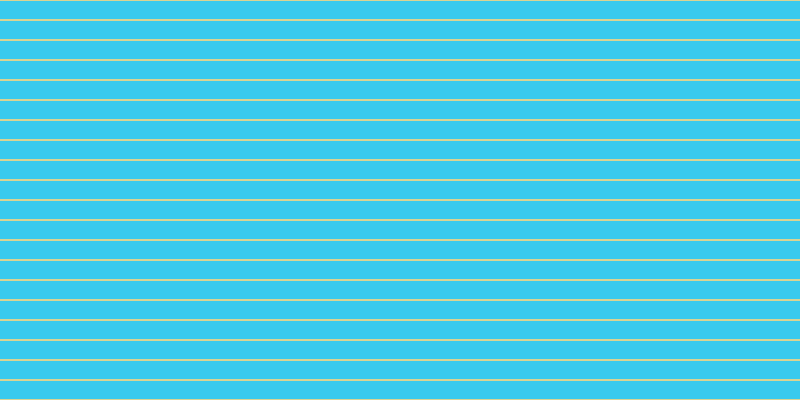 #39caee, #dbd393 horizontal lines, two pixels wide, eighteen pixels apart