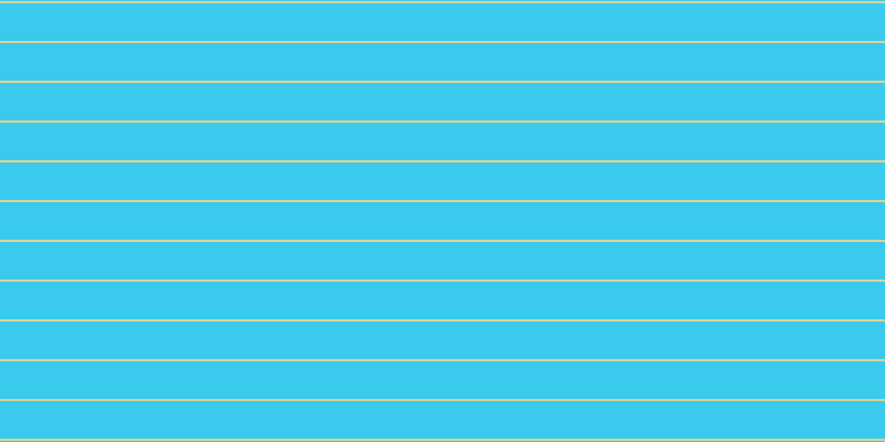 #39caee, #dbd393 horizontal lines, two pixels wide, thirty-four pixels apart