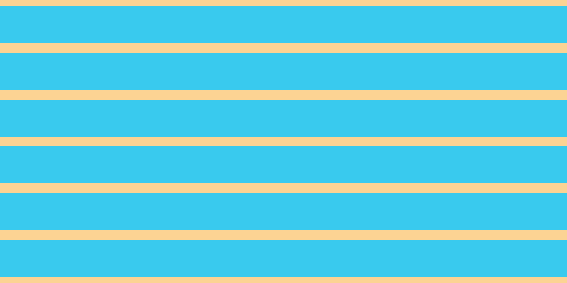 #39caee, #fcd393 horizontal lines, fourteen pixels wide, fifty-two pixels apart