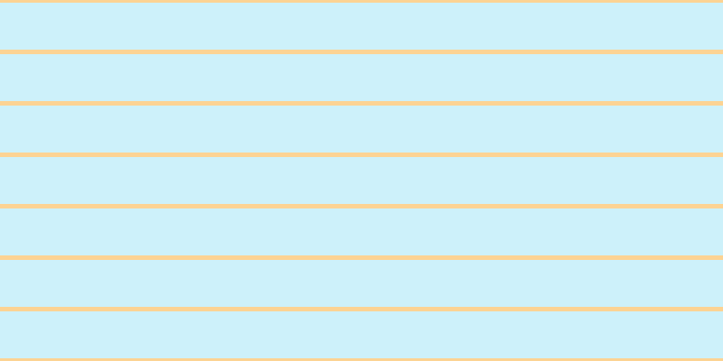 #39caee (25%), #fcd393 horizontal lines, five pixels wide, fifty-two pixels apart