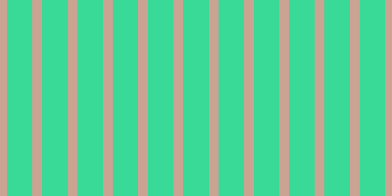 #39d997, #caa393 vertical lines, twenty pixels wide, fifty-two pixels apart