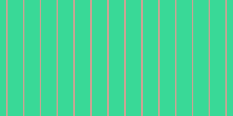 #39d997, #caa393 vertical lines, six pixels wide, fifty-two pixels apart