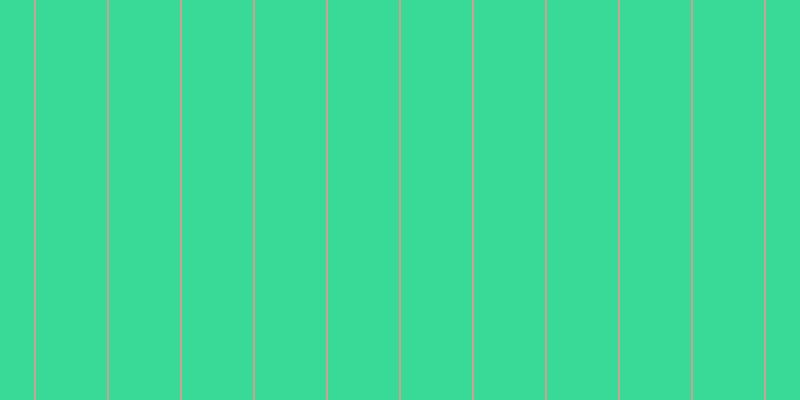 #39d997, #caa393 vertical lines, two pixels wide, seventy-one pixels apart