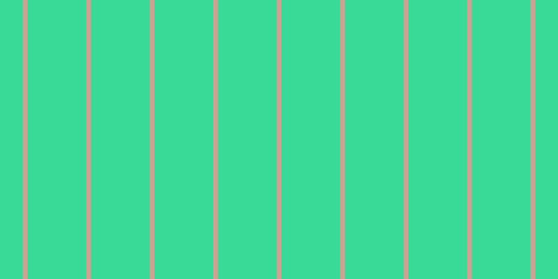 #39d997, #caa393 vertical lines, seven pixels wide, eighty-four pixels apart