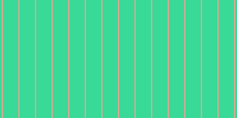 #39d997, #eba393 vertical lines, four pixels wide, fifty-two pixels apart