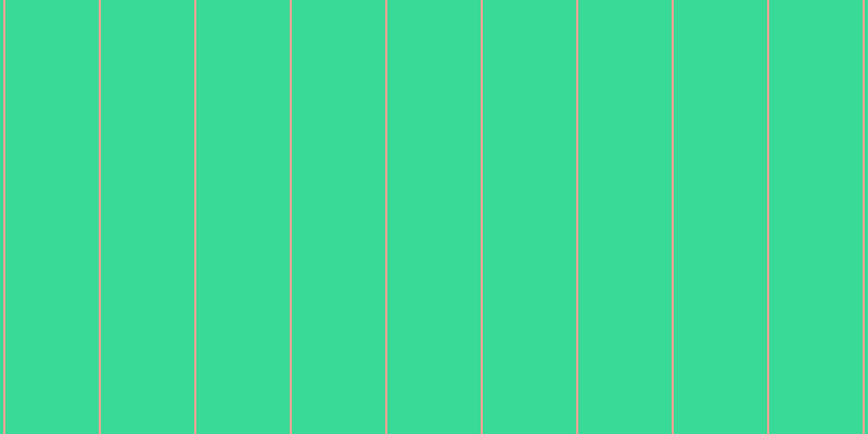 #39d997, #eba393 vertical lines, two pixels wide, eighty-six pixels apart
