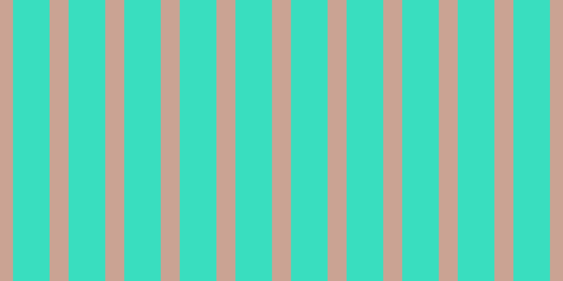 #39debf, #caa393 vertical lines, twenty-seven pixels wide, fifty-two pixels apart