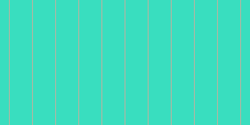 #39debf, #eba393 vertical lines, two pixels wide, seventy-two pixels apart