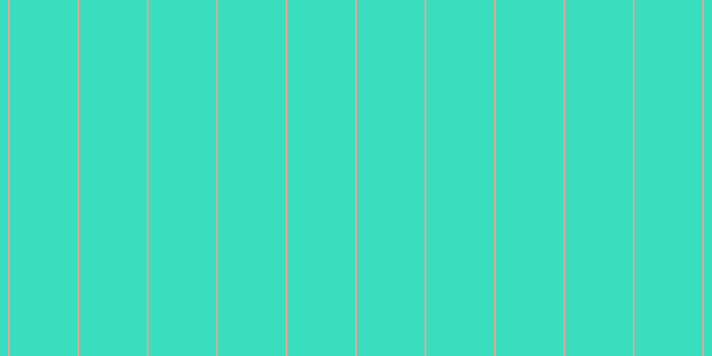 #39debf, #eba393 vertical lines, two pixels wide, seventy-six pixels apart
