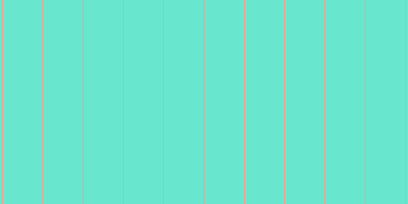#39debf (75%), #eba393 vertical lines, two pixels wide, seventy-seven pixels apart